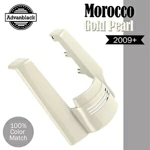モロッコゴールドパールシングルカットアウトストレッチリアフェンダーエクステンションハーレー用 MOROCCO GOLD PEARL Single Cutout Stretched Rear Fender Extension For Harley 【並行輸入品】