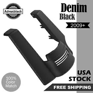2-1 Advan デニム ブラック ストレッチ リアフェンダー エクステンション 09+ ハーレーダビッドソンに適合 2-1 Advan Denim Black Stretched Rear Fender Extension Fits 09+ Harley Davidson 【並行輸入品】