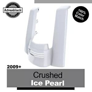 クラッシュアイスパール カットアウトなし リアフェンダーエクステンションフィラー 09+ ハーレー用 Crushed Ice Pearl No Cutout Rear Fender Extension Filler For 09+ Harley 【並行輸入品】