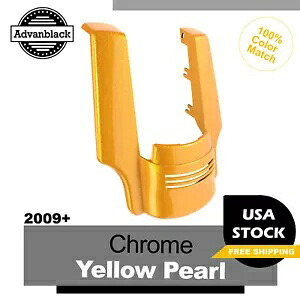 クロームイエローパールストレッチリアフェンダーエクステンションハーレーストリートロード09+に適合 Chrome Yellow Pearl Stretched Rear Fender Extension Fits Harley Street Road 09+ 【並行輸入品】