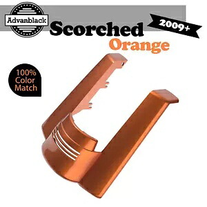 スコーチオレンジ カットアウトなし リアフェンダーエクステンション ストレッチフィラー 09+ ハーレー用 Scorched Orange No Cutout Rear Fender Extension Stretched Filler For 09+ Harley 【並行輸入品】