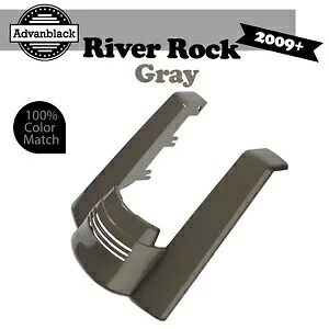 River Rock グレー カットアウトなし リアフェンダーエクステンション ストレッチフィラー 09+ ハーレー用 River Rock Gray No Cutout Rear Fender Extension Stretched Filler For 09+ Harley 【並行輸入品】