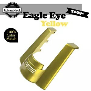 Eagle Eye イエロー カットアウトなし リアフェンダーエクステンション ストレッチフィラー 09+ ハーレー用 Eagle Eye Yellow No Cutout Rear Fender Extension Stretched Filler For 09+ Harley 【並行輸入品】