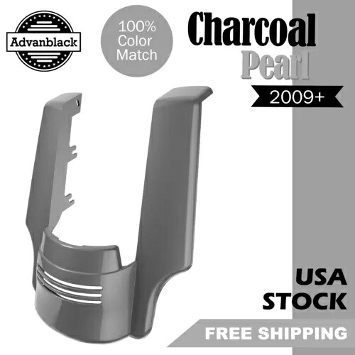 チャコール パール ストレッチ リアフェンダー エクステンション 09+ ハーレー ストリート ロード グライド用 Charcoal Pearl Stretched Rear Fender Extension For 09+ Harley Street Road Glide 【並行輸入品】｜カスタムパーツ WORLD倉庫