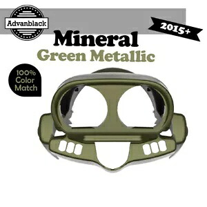 ハーレーロードグライドゲージクラスターカバーミネラルグリーンメタリックアドバンブラックに適合 Fits Harley Road Glide Gauge Cluster Cover MINERAL GREEN METALLIC Advanblack 【並行輸入品】