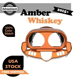 Advanblack アンバー ウイスキー ゲージ クラスター カバー 2015+ ハーレー ロード グライド FLTRX 用 Advanblack Amber Whiskey Gauge Cluster Cover For 2015+ Harley Road Glide FLTRX 【並行輸入品】