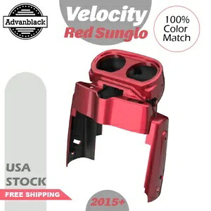 ハーレーロードグライド FLTRX ゲージクラスターカバー VELOCITY RED SUNGLO Advanblack に適合 Fit Harley Road Glide FLTRX Gauge Cluster Cover VELOCITY RED SUNGLO Advanblack 【並行輸入品】