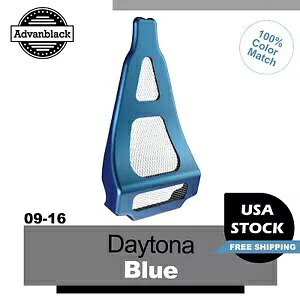 デイトナ ブルー パール 空冷ハーレー ツーリング 09-16 アドバンブラック チン スポイラーに適合 DAYTONA BLUE PEARL Fits Air-Cooled Harley Touring 09-16 Advanblack Chin Spoiler 【並行輸入品】