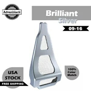 Baracuda シルバー ABS チンスポイラー 空冷ハーレー ストリート ロード グライド 09-16 に適合 Baracuda silver ABS Chin Spoiler Fits Air-Cooled Harley Street Road Glide 09-16 【並行輸入品】