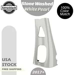 Advanblack チンスポイラー ストーンウォッシュホワイトパール M8 ハーレーダビッドソンツーリングに適合 Advanblack Chin Spoiler STONE WASHED WHITE PEARL Fits M8 Harley Davidson Touring 【並行輸入品】