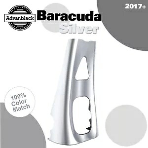 バラクーダ シルバー (光沢) ABS チン スポイラー 17+ M8 ハーレー ツーリング用 Advanblack Barracuda Silver (Glossy) ABS Chin Spoiler for 17+ M8 Harley Touring Advanblack 【並行輸入品】｜カスタムパーツ WORLD倉庫