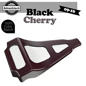 ブラックチェリー ABS チンスポイラー 空冷ハーレーダビッドソン ツーリング 2009-2016 に適合 Black Cherry ABS Chin Spoiler fit Air-Cooled Harley Davidson Touring 2009-2016 【並行輸入品】