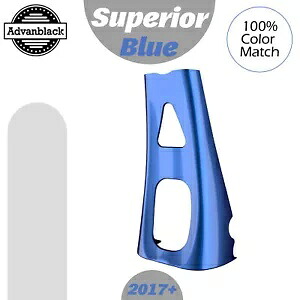 Advanblack ABS チン スポイラー スーペリア ブルー 2017+ M8 ハーレーダビッドソン ツーリングに適合 Advanblack ABS Chin Spoiler SUPERIOR BLUE Fits 2017+ M8 Harley Davidson Touring 【並行輸入品】