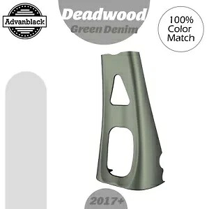 Advanblack ABS チンスポイラー デッドウッドグリーンデニム M8 ハーレーダビッドソンツーリングに適合 Advanblack ABS Chin Spoiler DEADWOOD GREEN DENIM Fits M8 Harley Davidson Touring 【並行輸入品】