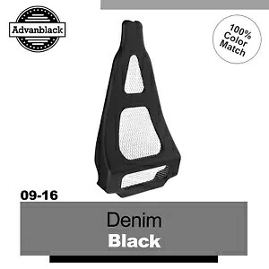 デニムブラック 空冷ハーレーツーリング 09-16 Advanblack チンスポイラーに適合 DENIM BLACK Fits Air-Cooled Harley Touring 09-16 Advanblack Chin Spoiler 【並行輸入品】