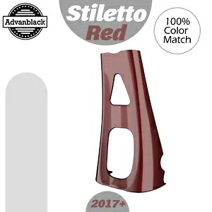 Advanblack ABS チン スポイラー スティレット レッド 2017+ M8 ハーレーダビッドソン ツーリングに適合 Advanblack ABS Chin Spoiler STILETTO RED Fits 2017+ M8 Harley Davidson Touring 【並行輸入品】｜カスタムパーツ WORLD倉庫