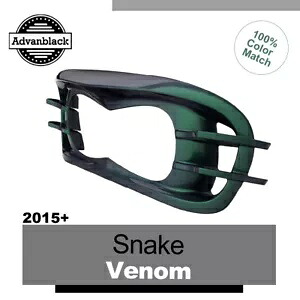 ハーレーロードグライド FLTRX Advanblack ヘッドライトベゼル SNAKE VENOM 2015+ 用 For Harley Road Glide FLTRX Advanblack Headlight Bezel SNAKE VENOM 2015+ 【並行輸入品】｜カスタムパーツ WORLD倉庫