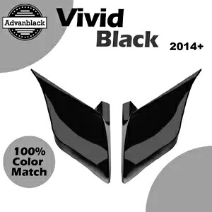 ハーレーツーリングストリートロード14+用ビビッドブラック拡張ストレッチサイドカバー Vivid Black Extended Stretched Side Covers For Harley Touring Street Road 14+ 【並行輸入品】