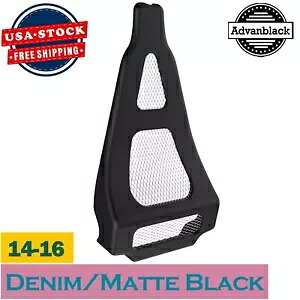 Advan デニム ブラック ABS チン スポイラー 09-16 空冷ハーレーダビッドソン用 Advan Denim Black ABS Chin Spoiler For 09-16 Air-Cooled Harley Davidson 【並行輸入品】