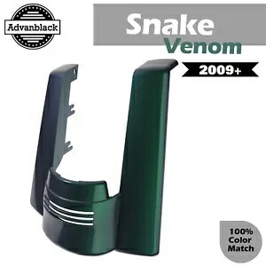 デュアルノーカットストレッチリアフェンダーエクステンションハーレーツーリング2009+ SNAKE VENOM用 Dual Uncut Stretched Rear Fender Extension For Harley Touring 2009+ SNAKE VENOM 【並行輸入品】
