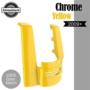 クロームイエロー シングルカットアウト ストレッチリアフェンダーエクステンション ハーレーツーリング用 CHROME YELLOW Single Cutout Stretched Rear Fender Extension For Harley Touring 【並行輸入品】｜カスタムパーツ WORLD倉庫
