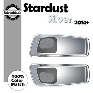 スターダストシルバー ハーレーツーリング 2014+ 6x9インチサドルバッグスピーカー蓋オーディオカバーに適合 STARDUST SILVER Fit Harley Touring 2014+ 6x9\
