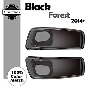 BLACK FOREST ハーレーツーリング 2014+ 6x9 インチサドルバッグスピーカー蓋オーディオカバーに適合 BLACK FOREST Fits Harley Touring 2014+ 6x9\