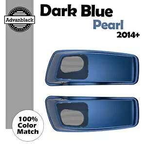 ダークブルーパールフィットハーレーツーリング2014+ 6x9インチサドルバッグスピーカー蓋オーディオカバー DARK BLUE PEARL Fit Harley Touring 2014+ 6x9\