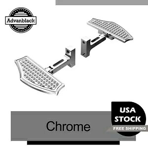 ハーレーダビッドソンツーリング用クロームヴェンジェンス後部乗客フロアボード Chrome Vengeance Rear Passenger Floorboards For Harley Davidson Tourings 【並行輸入品】
