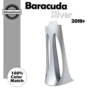 ABS プラスチックチンスポイラーバラクーダシルバー M8 ハーレーロワーライダーストリートボブ用 ABS Plastic Chin Spoiler BARRACUDA SILVER For M8 Harley Lower Rider Street Bob 【並行輸入品】