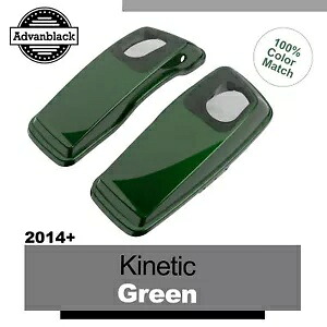 キネティック グリーン 6x9 サドルバッグ スピーカー蓋 ハーレーダビッドソン ツーリング 2014+用 Kinetic Green 6x9 Saddlebag Speaker Lid For Harley Davidson Touring 2014+ 【並行輸入品】