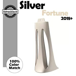 ABS プラスチックチンスポイラーシルバーフォーチュン M8 ハーレーロワーライダーストリートボブ用 ABS Plastic Chin Spoiler SILVER FORTUNE For M8 Harley Lower Rider Street Bob 【並行輸入品】