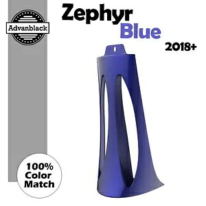 ABS プラスチックチンスポイラーゼファーブルー 2018+ M8 ハーレーロワーライダーストリートボブ用 ABS Plastic Chin Spoiler Zephyr BLUE For 2018+ M8 Harley Lower Rider Street Bob 【並行輸入品】