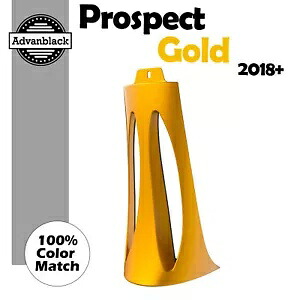 ABS プラスチックチンスポイラープロスペクトゴールド M8 ハーレーロワーライダーストリートボブ用 ABS Plastic Chin Spoiler PROSPECT GOLD For M8 Harley Lower Rider Street Bob 【並行輸入品】