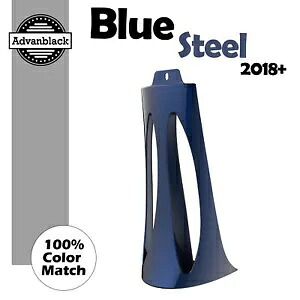 ABS プラスチックチンスポイラー ブルースチール 2018+ M8 ハーレー ローワー ライダー ストリート ボブ用 ABS Plastic Chin Spoiler BLUE STEEL For 2018+ M8 Harley Lower Rider Street Bob 【並行輸入品】
