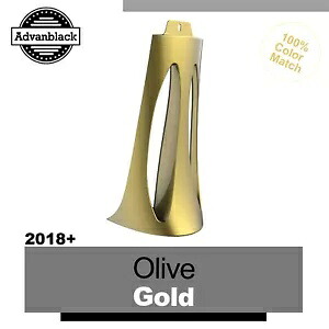 ABS プラスチックチンスポイラー オリーブゴールド 2018+ M8 ハーレー ロウアー ライダー ストリート ボブ用 ABS Plastic Chin Spoiler OLIVE GOLD For 2018+ M8 Harley Lower Rider Street Bob 【並行輸入品】