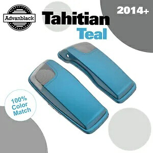 タヒチアン ティール 5x7 インチ サドルバッグ スピーカー蓋 オーディオ カバー ハーレー 2014+ に適合 Tahitian Teal 5x7 inch Saddlebag Speaker Lids Audio Cover Fits Harley 2014+ 【並行輸入品】