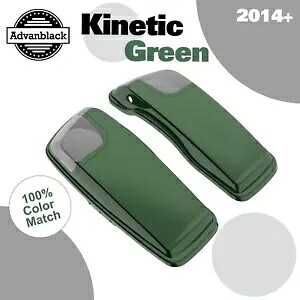 キネティック グリーン 5x7 インチ サドルバッグ スピーカー蓋 オーディオ カバー ハーレー 2014+ に適合 Kinetic Green 5x7 inch Saddlebag Speaker Lids Audio Cover Fits Harley 2014+ 【並行輸入品】｜カスタムパーツ WORLD倉庫