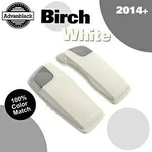 バーチ ホワイト 5x7 インチ サドルバッグ スピーカー蓋 オーディオ カバー ハーレー 2014+ に適合 Birch White 5x7 inch Saddlebag Speaker Lids Audio Cover Fits Harley 2014+ 【並行輸入品】