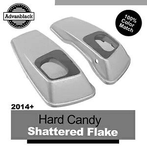 ハード キャンディ シャッタード フレーク 6x9 サドルバッグ スピーカー蓋 ハーレー ツーリング 14+用 Hard Candy Shattered Flake 6x9 Saddlebag Speaker Lid For Harley Touring 14+ 【並行輸入品】
