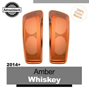 アンバーウイスキーデュアル 6x9 スピーカー蓋ハーレーツーリング FLHR FLHXS FLTRX 2014+ Amber Whiskey Dual 6x9 Speaker Lids For Harley Touring FLHR FLHXS FLTRX 2014+ 【並行輸入品】｜カスタムパーツ WORLD倉庫