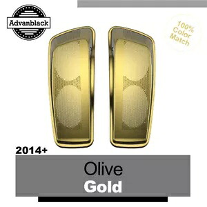 オリーブゴールド デュアル 6x9 スピーカー蓋 ハーレーツーリング FLHR FLHXS FLTRX 2014+用 OLIVE GOLD Dual 6x9 Speaker Lids For Harley Touring FLHR FLHXS FLTRX 2014+ 【並行輸入品】 88,935円
