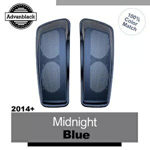 ミッドナイトブルー デュアル 6x9 スピーカー蓋 ハーレーツーリング FLHR FLHXS FLTRX 2014+用 MIDNIGHT BLUE Dual 6x9 Speaker Lids For Harley Touring FLHR FLHXS FLTRX 2014+ 【並行輸入品】｜カスタムパーツ WORLD倉庫