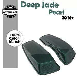 ディープ ジェイド パール デュアル 6x9 インチ サドルバッグ スピーカー蓋 オーディオ カバー 14+ ハーレー用 Deep Jade Pearl Dual 6x9 inch Saddlebag Speaker Lids Audio Cover For 14+ Harley 【並行輸入品】｜カスタムパーツ WORLD倉庫