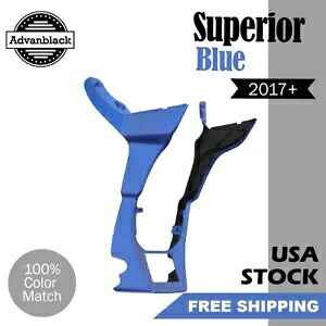 スーペリア ブルー フェアリング スポイラー キット ハーレーダビッドソン ツーリング ロード グライド 2017+ に適合 Superior Blue Fairing Spoiler Kit Fits Harley Davidson Touring Road Glide 2017+ 【並行輸入品】｜カスタムパーツ WORLD倉庫