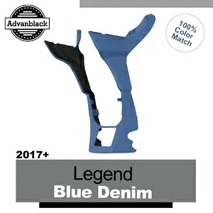 フェアリング スポイラー キット LEGEND ブルー デニム 2017 年以降のハーレー ロード グライド Advanblack に適合 Fairing Spoiler Kit LEGEND BLUE DENIM Fit for 2017+ Harley Road Glide Advanblack 【並行輸入品】