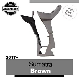 フェアリング スポイラー キット スマトラ ブラウン 2017 年以降のハーレー ロード グライド Advanblack に適合 Fairing Spoiler Kit SUMATRA BROWN Fits for 2017+ Harley Road Glide Advanblack 【並行輸入品】