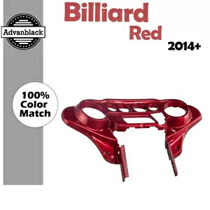 Advanblack ビリヤード レッド バットウィング インナー ダッシュ フェアリング キャップ バガー ハーレー 2014+ に適合 Advanblack Billiard Red Batwing Inner Dash Fairings Cap Bagger Fits Harley 2014+ 【並行輸入品】｜カスタムパーツ WORLD倉庫