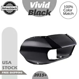 Advan ビビッドブラック アウターフェアリング バットウィング カウル 2015 年以降のハーレー ロード グライドに適合 Advan Vivid Black Outer Fairing Batwing Cowl Fits 2015+ Harley Road Glide 【並行輸入品】｜カスタムパーツ WORLD倉庫
