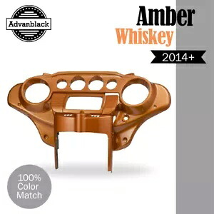 アンバー ウイスキー フロント インナー バットウィング フェアリング キット 14 歳以上のハーレー エレクトラ ストリートに適合 Amber Whiskey Front Inner Batwing Fairing Kits Fits 14+ Harley Electra Street 【並行輸入品】｜カスタムパーツ WORLD倉庫